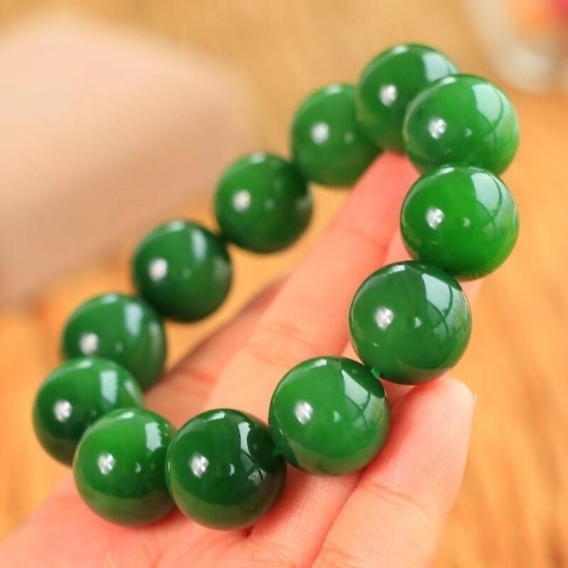 Chuỗi Ngọc Phỉ Thúy Xanh Lục Dành Cho Nam Nữ
