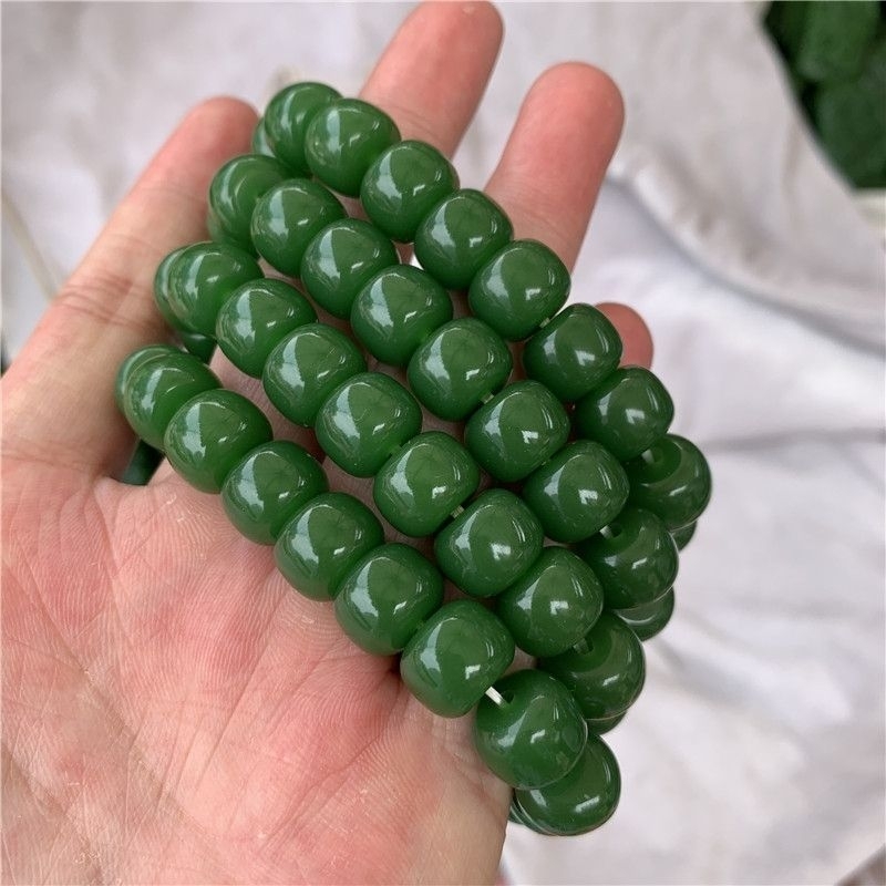 Chuỗi Ngọc Phỉ Thúy Xanh Lục Dành Cho Nam Nữ