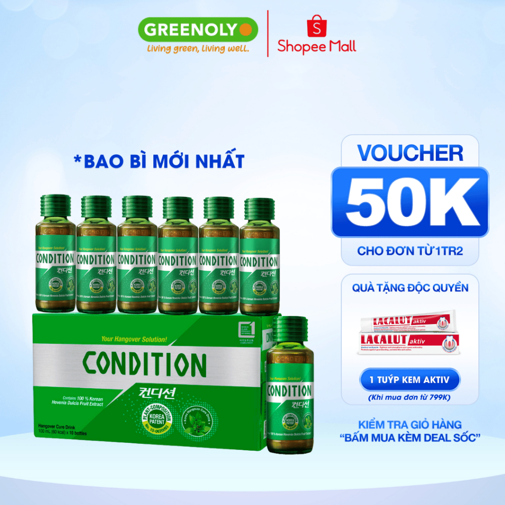 Ảnh Nước giải rượu Kolmar Condition hỗ trợ giải rượu và giải độc gan 100ml 1