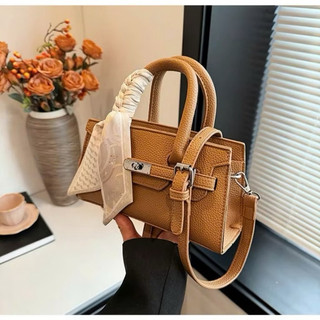 Túi xách đeo chéo, đeo vai, Túi cầm tay kèm khăn hàng siêu cấp size 22 đi làm đi chơi - TXN145
