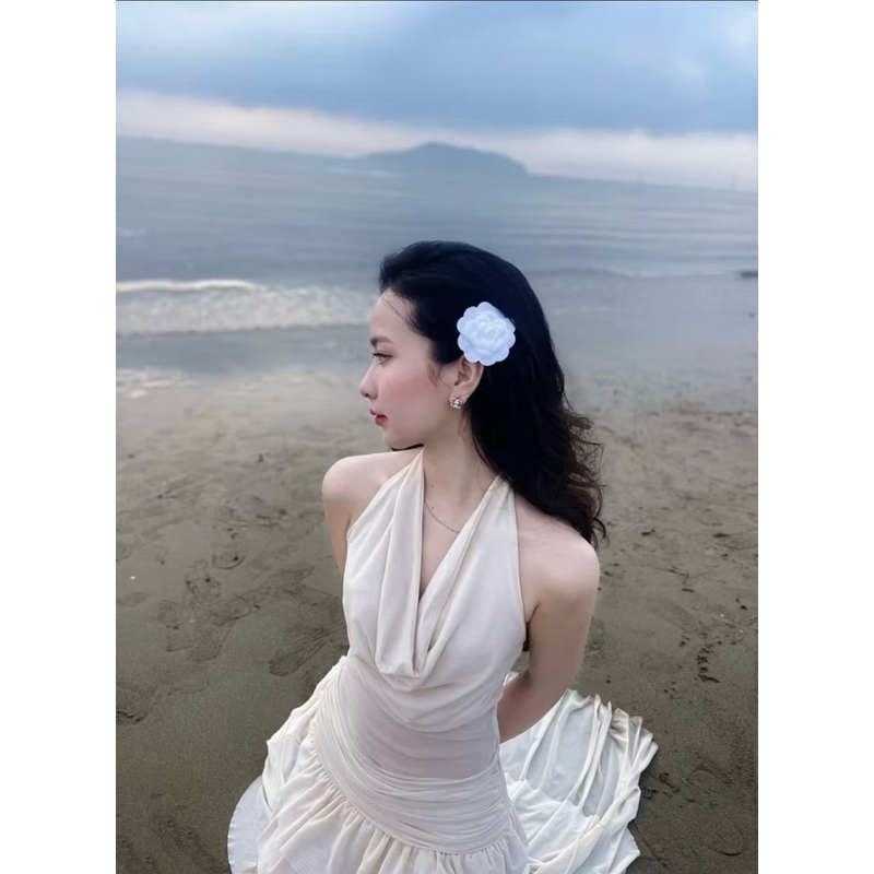 Kẹp tóc hoa lụa CN new hot cho bạn gái