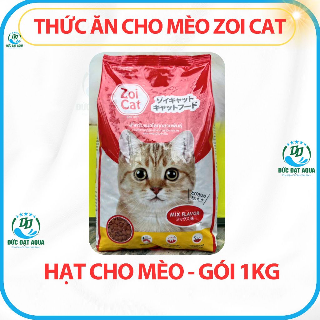 Thức ăn cho mèo Zoi Cat, hạt cho mèo -  combo 5 gói 1kg Cung cấp đầy đủ dinh dưỡng cho mèo cao cấp 9