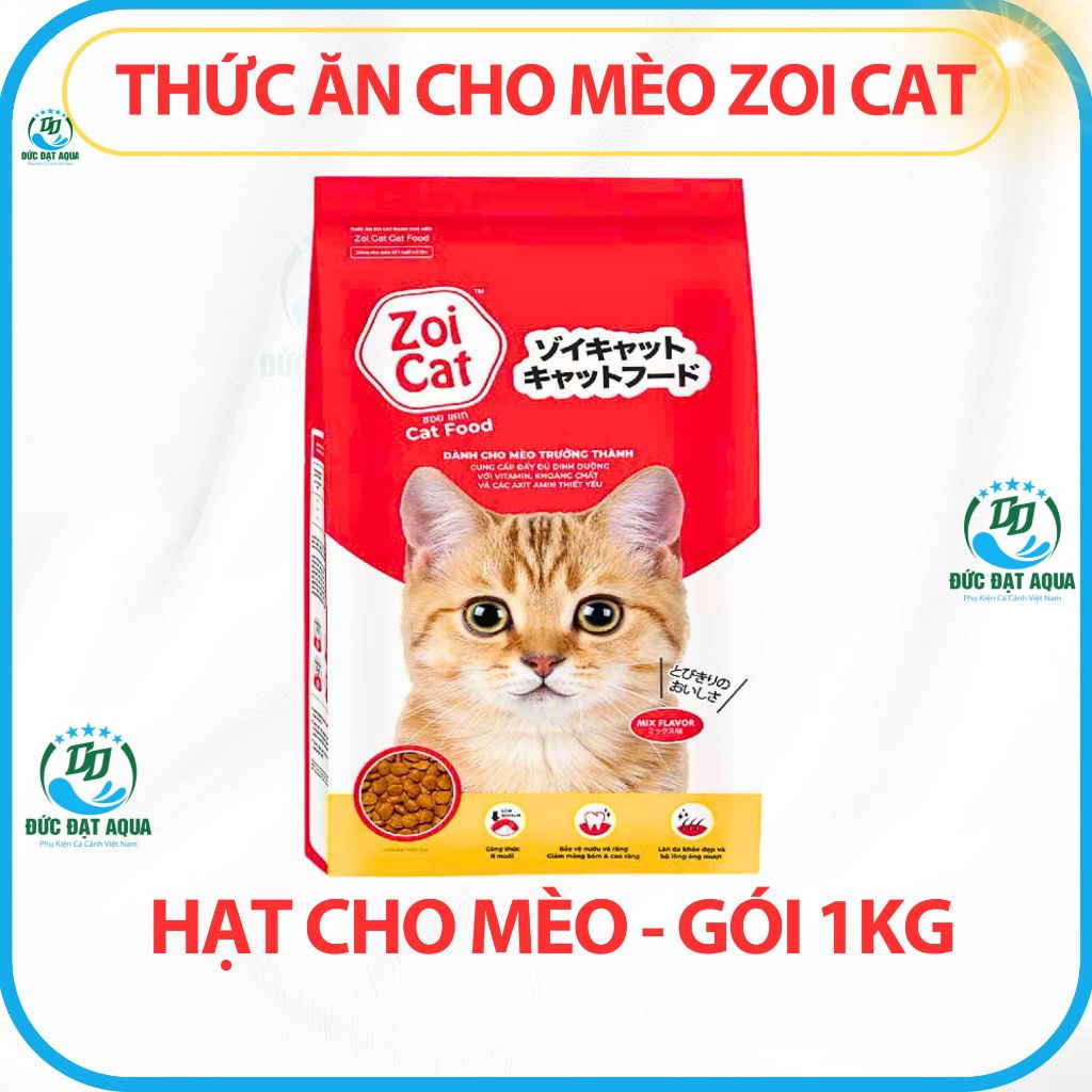 Thức ăn cho mèo Zoi Cat, hạt cho mèo -  combo 5 gói 1kg Cung cấp đầy đủ dinh dưỡng cho mèo cao cấp 7