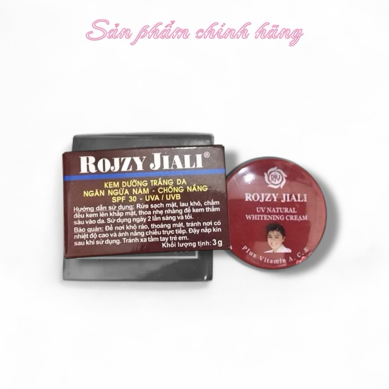 Kem Bông Hồng Nâu Rojzy Jiali 3gram Chính Hãng