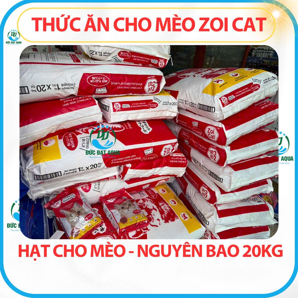 Thức ăn cho mèo Zoi Cat, hạt cho mèo - bao 20kg - có 20 gói nhỏ 1kg 7