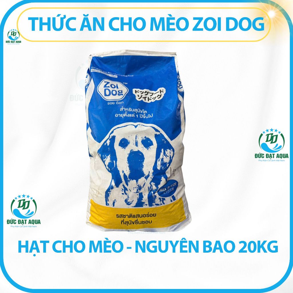 Thức ăn cho chó Zoi Dog, hạt dành cho mọi loại chó, nguyên bao 20kg - có 20 gói 1kg 7