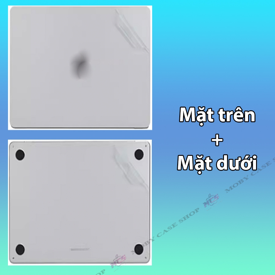DÁN PPF MACBOOK NEO AIR PRO 13 14 15 16in NHÁM TRONG SUỐT, FULL máy, ppf bàn phím
