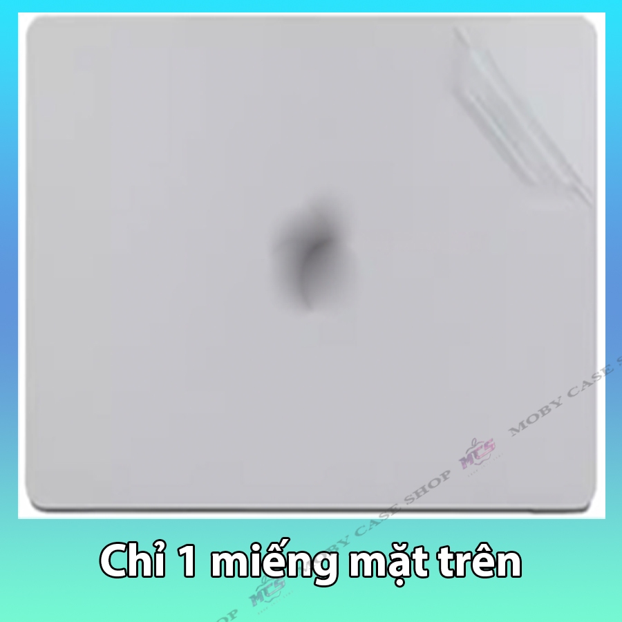 DÁN PPF MACBOOK NEO AIR PRO 13 14 15 16in NHÁM TRONG SUỐT, FULL máy, ppf bàn phím