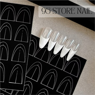Sticker nail dán móng tạo hiệu ứng ombre 3D đẹp