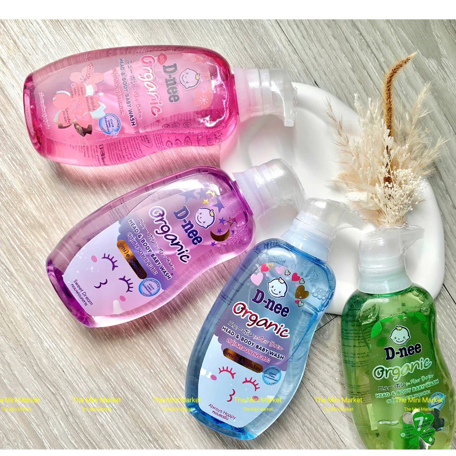 Sữa Tắm Gội Toàn Thân Dnee Baby Thái Lan Cho Bé Dưới 3 Tuổi Dung Tích 380ml