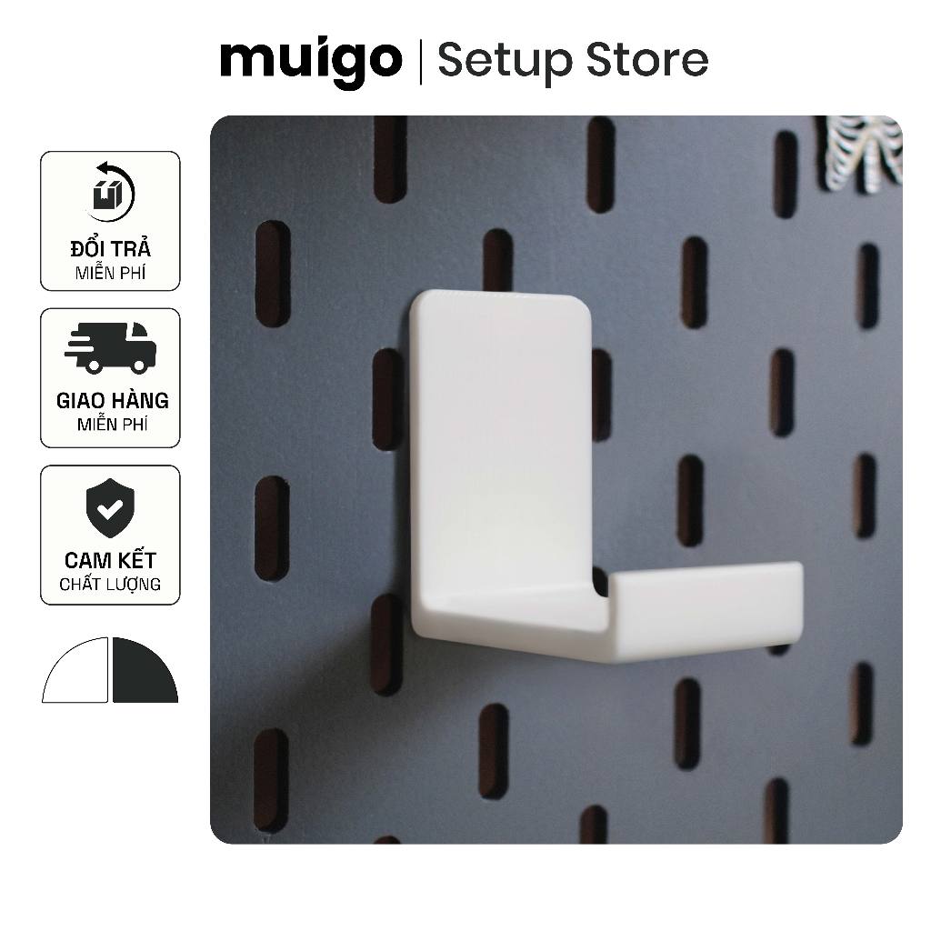 Móc đỡ tay cầm chơi game cho bảng Pegboard Lỗ Dọc | Phụ Kiện Pegboard Đa Năng