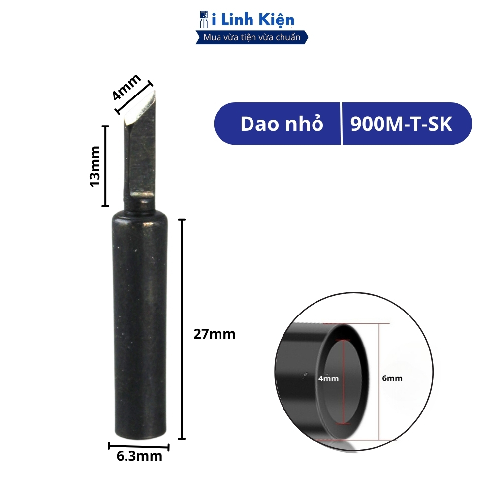 Mũi hàn đầu mỏ hàn 936 gia nhiệt nhanh bám thiếc tốt chính hãng ilinhkien