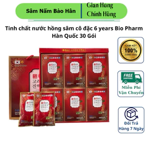Tinh chất nước hồng sâm cô đặc 6 years Bio Pharm Hàn Quốc 30 Gói