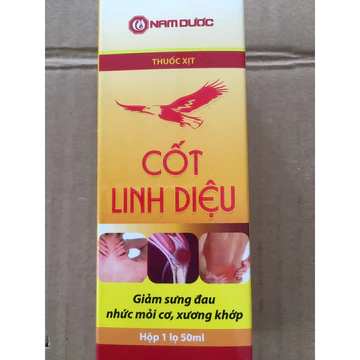 xịt cốt linh diệu nam dược, xịt giảm đau nhức mỏi xương khớp ngoài da (xịt giảm đau ngoài da)