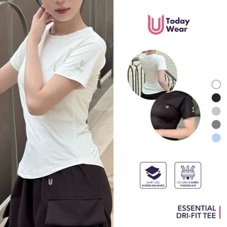 Áo thun thể thao nữ Essential Dri-FIT tập gym yoga chống tia UV chống nắng UPF 50+ Today U Wear