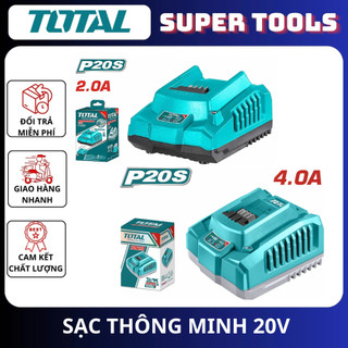 TOTAL COMBO PIN SẠC 20V 2AH.3AH.4AH.5AH.6AH TFBLI20011/TFBLI2030/TFBLI2002/TFBLI2053/TFBLI2060/TFCLI2001/TFCLI20411