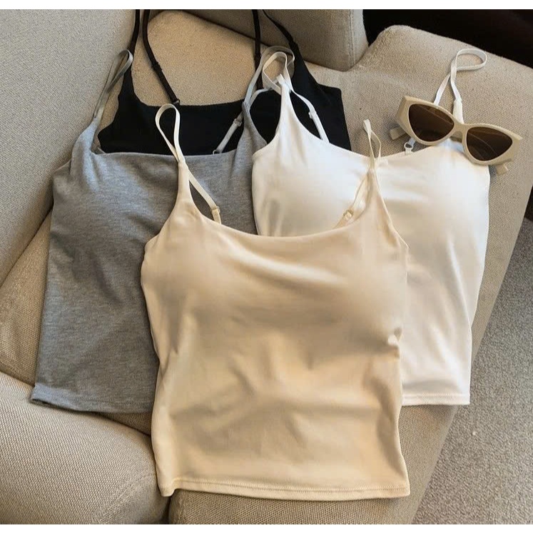 Áo bra cotton dáng lửng 626 (Loại 1 móc nhựa), Áo bra dây điều chỉnh được