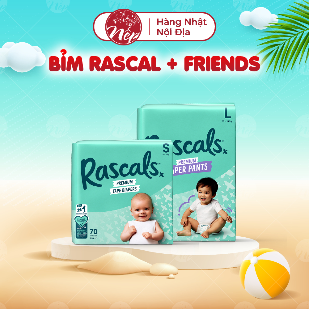 [DK] Tã bỉm dán quần Rascal + Friends size M58/L52/XL46/XXL40 Hàng ...
