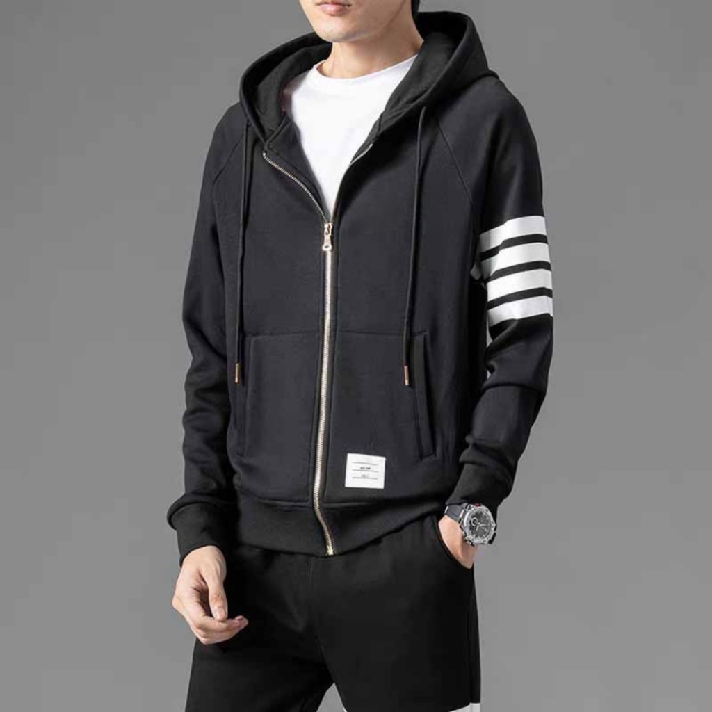 Áo Khoác Khóa Kéo Chữ THOW Local Brand Jacket Hoodie Zip Nỉ Thu Đông Nam Nữ Có Nón Unisex K1