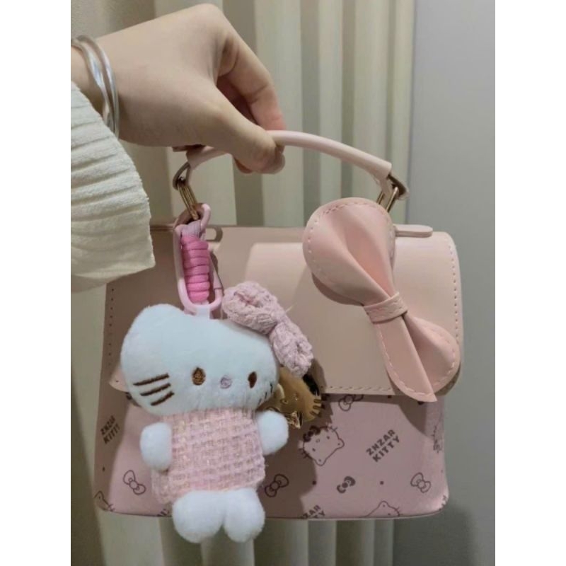 Túi xách dễ thương màu hồng Túi túi xách hello kitty Thiết kế kiểu dáng đẹp