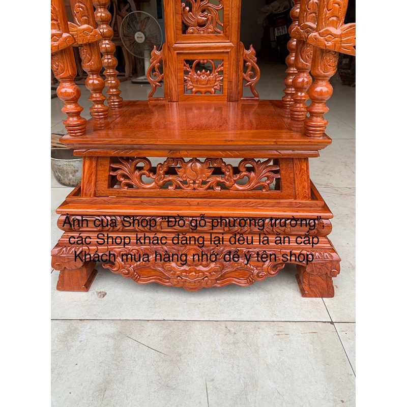 ngai thờ gia tiên song Long gỗ hương đá cao 67 và 88cm