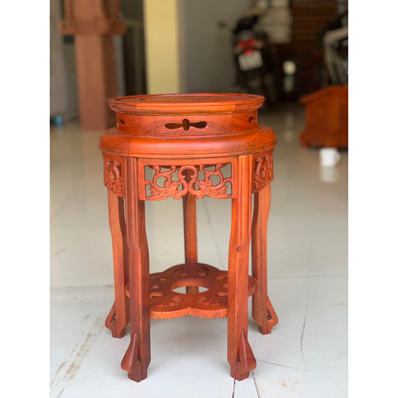 đôn tròn gỗ hương đá mặt 30 cao 40,50,60,70,80cm