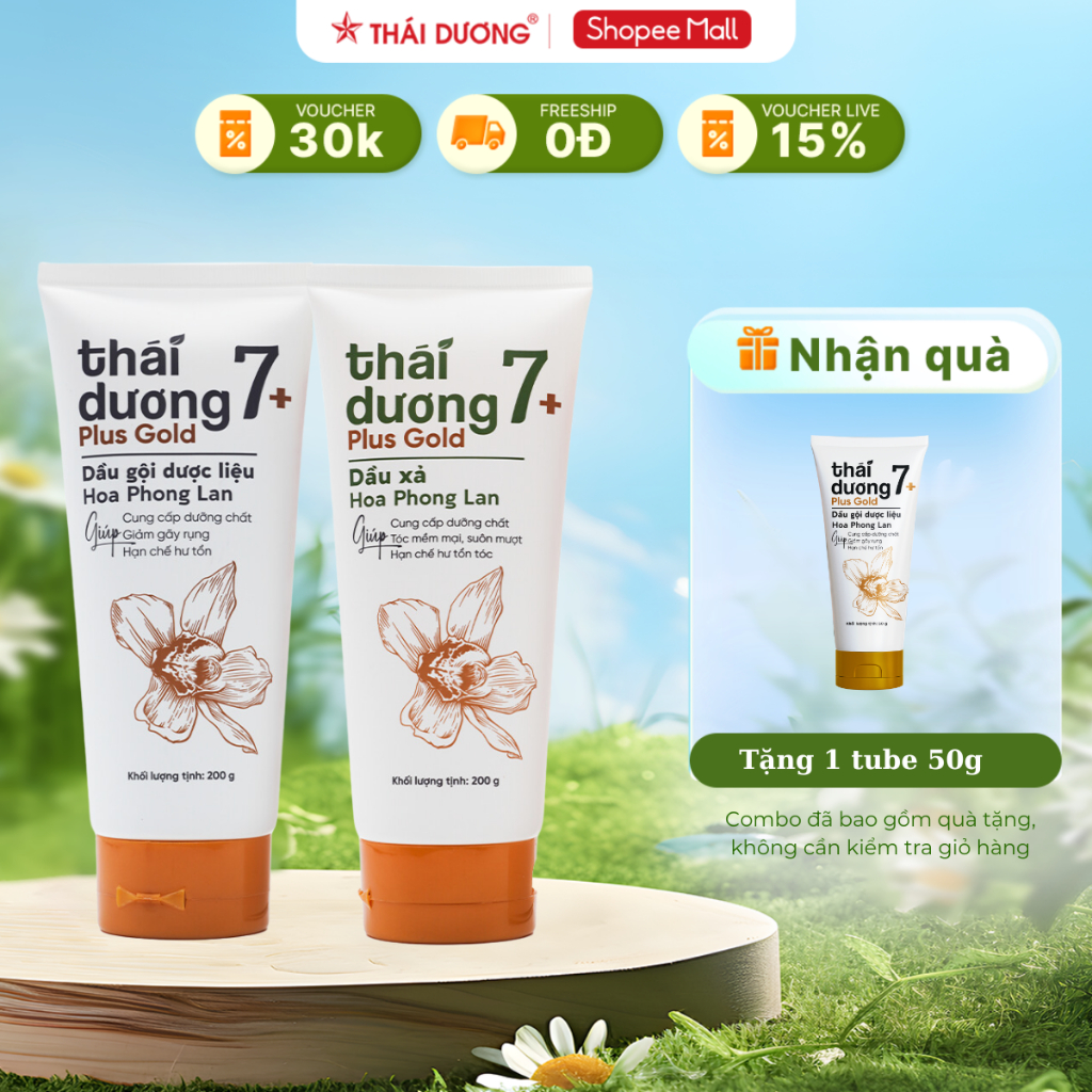 Ảnh DẦU GỘI dược liệu Thái Dương 7 Plus Gold tặng Tube 7 Plus 50g 3