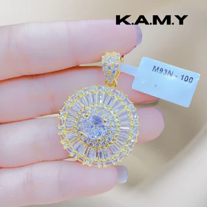 Mặt Dây Chuyền Nữ Mạ Vàng Hoa Đá Lấp Lánh KAMY MT742