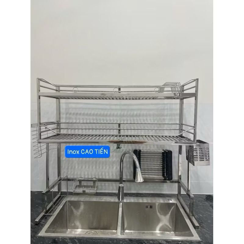 Kệ bồn rửa chén - Kệ để ngang bồn - Kệ rửa chén INOX 304 đủ size ...