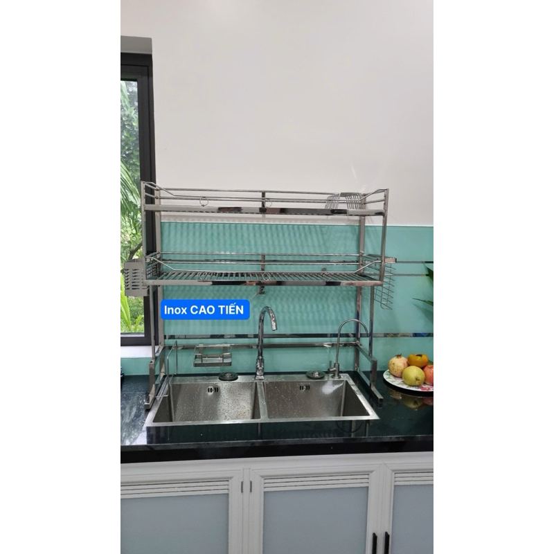 Kệ bồn rửa chén - Kệ để ngang bồn - Kệ rửa chén INOX 304 đủ size ...