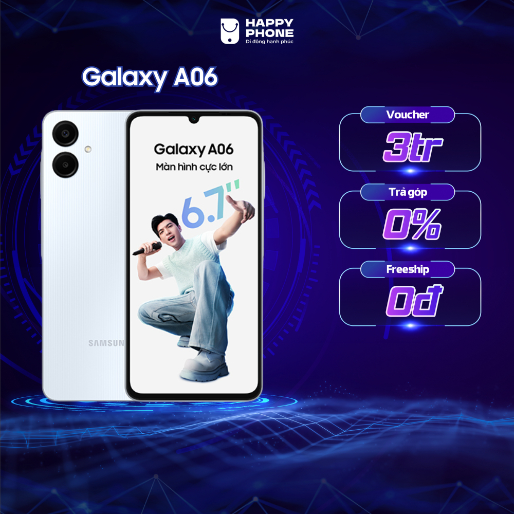 Ảnh Điện thoại Samsung Galaxy A06 - Hàng chính hãng, Mới 100%, Bảo hành 12 tháng 1
