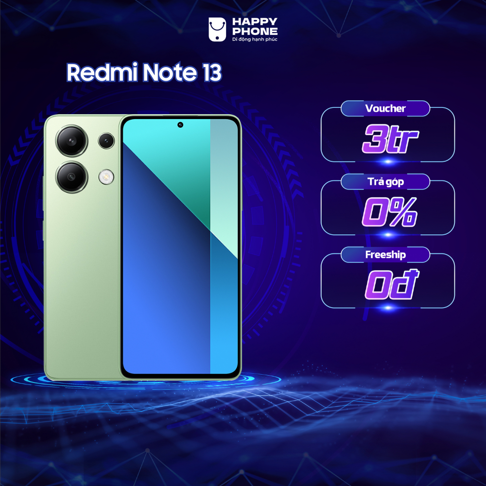 Ảnh Điện thoại Xiaomi Redmi Note 13 - Hàng Chính Hãng, Mới 100%, Bảo hành 18 tháng 1