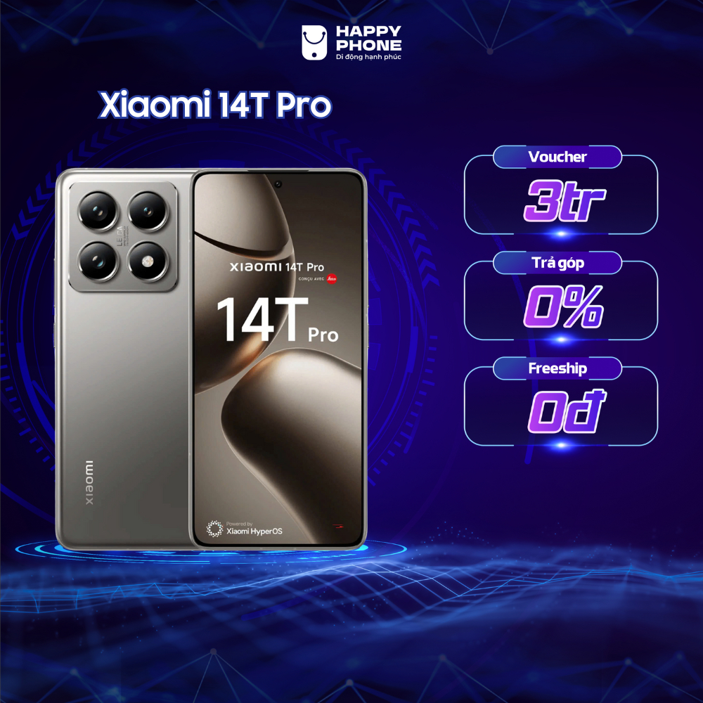 Ảnh Điện thoại Xiaomi 14T Pro 5G 12GB/512GB -  Hàng Chính Hãng, Mới 100%, Bảo hành 18 tháng 1