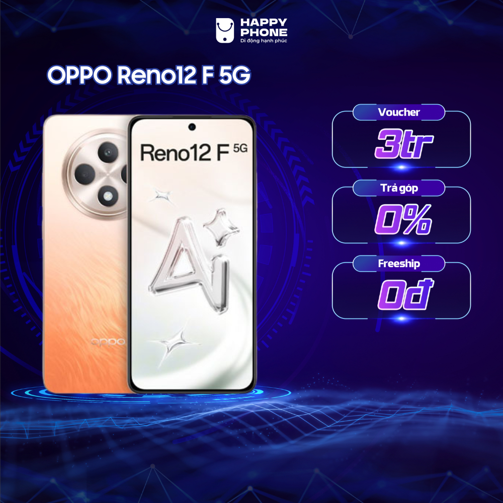 Ảnh Điện thoại OPPO Reno12 F 5G - Hàng Chính Hãng, Mới 100%, Bảo Hành 12 Tháng 1