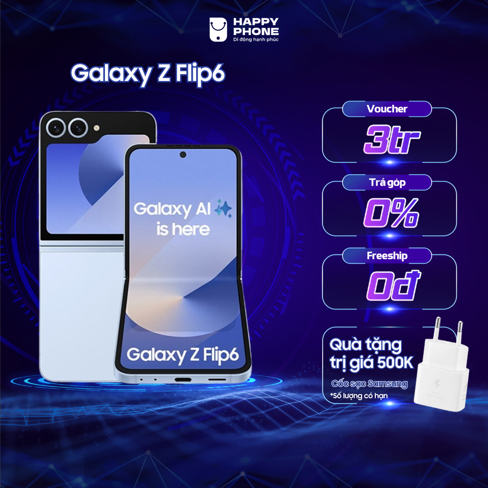 Ảnh Điện thoại Samsung Galaxy Z Flip6 5G 12GB/256GB - Hàng Chính Hãng, Mới 100%, Nguyên seal 1