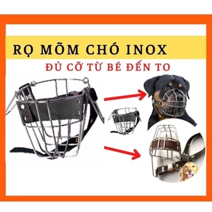 Rọ Mõm Inox Cho Chó, An Toàn, Bền Bỉ, Dễ Sử Dụng