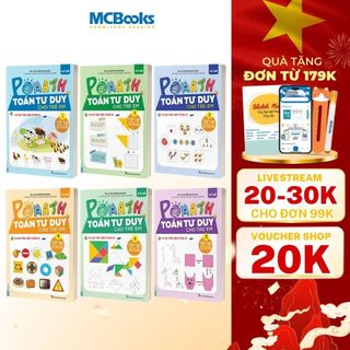 Sách - Combo Pomath Toán Tư Duy Cho Trẻ Em (Tập 1 - 6)