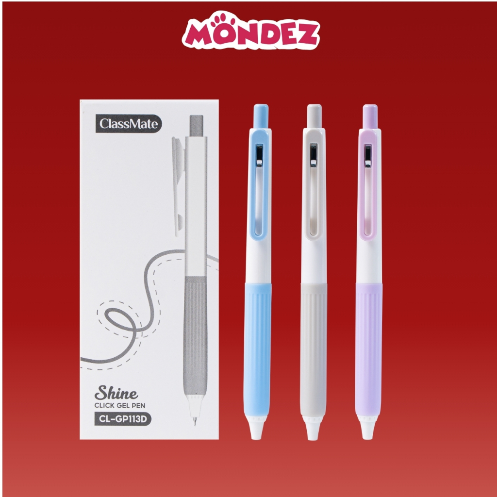Hộp Bút Gel Bấm Classmate Bút Nước Mực Xanh Đen Tím Ngòi 0.5mm Nhanh ...