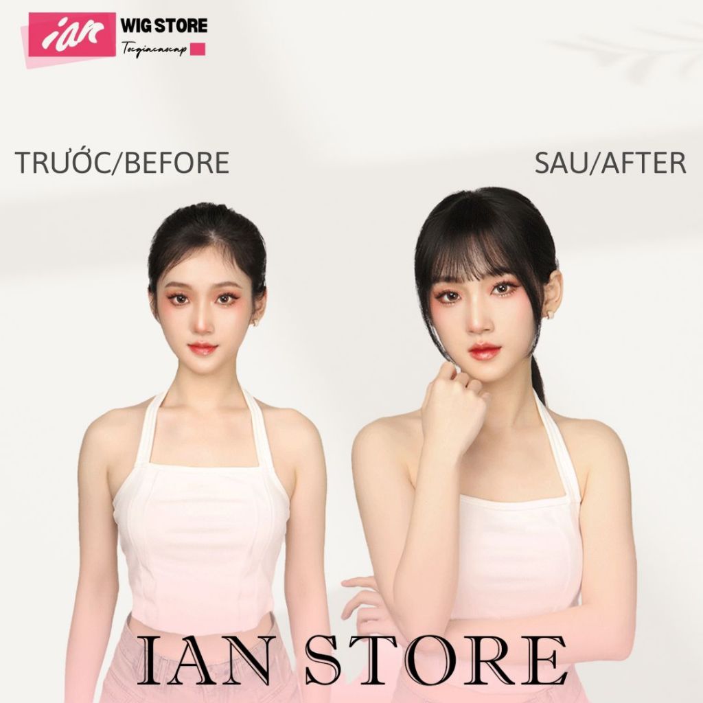 TÓC Giả Mái Thưa Bằng TÓC THẬT 100%- Dệt Tay Siêu HOT Phong Cách Hàn Quốc ( Uốn Duỗi theo ý muốn)