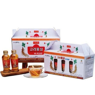Hồng Sâm Nguyên Củ Chiết Xuất KGS Hộp 10 Chai x 120 ml