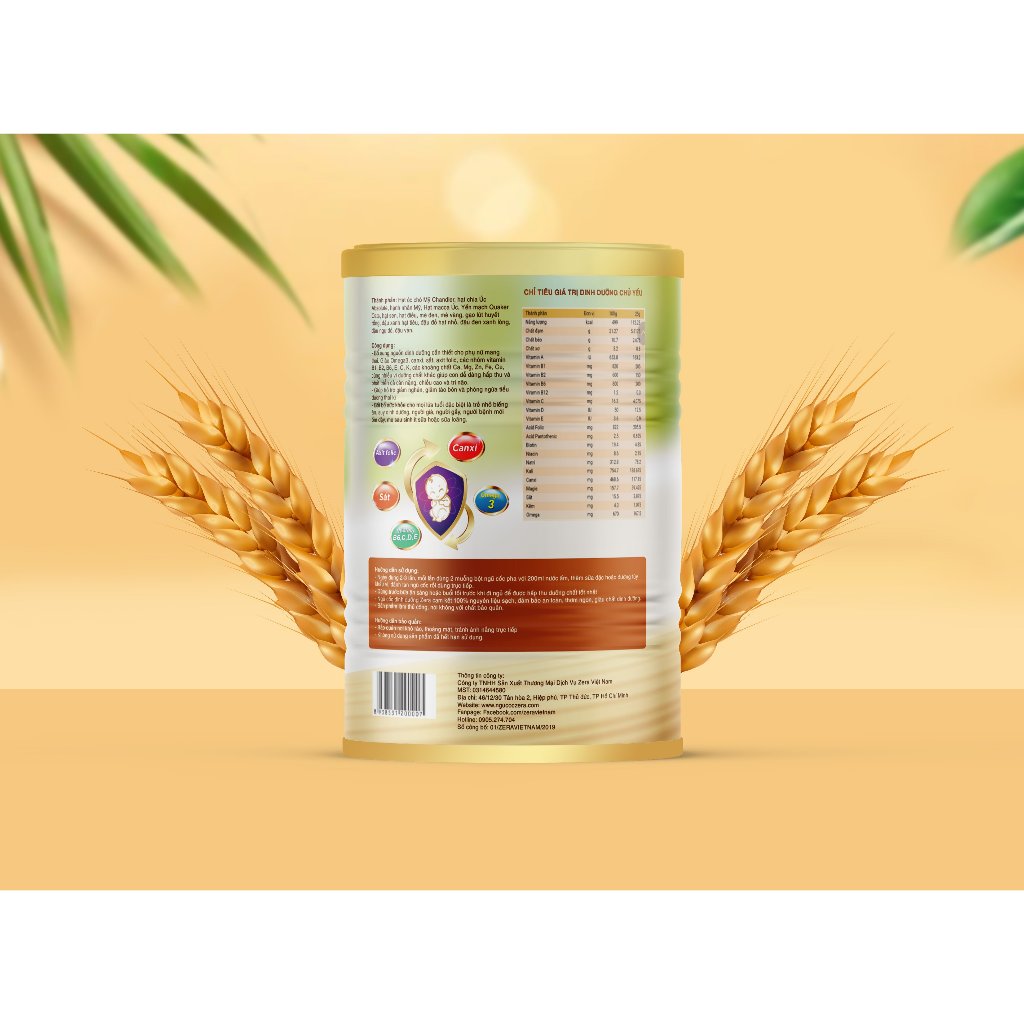 Ảnh Bột Ngũ Cốc Bầu Zera - Ngũ Cốc Dinh Dưỡng Giành Cho Mẹ Bầu - Ngũ cốc giúp mẹ giảm nghén , hết nôn 3