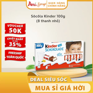 Socola Kinder thanh 8 miếng, ngọt ngào thơm ngon cho mọi lứa tuổi
