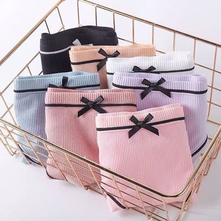 Combo 3 Quần lót nữ cotton tông màu nhẹ mát co dãn thấm hút mồ hôi phù hợp mùa hè thời trang L-803
