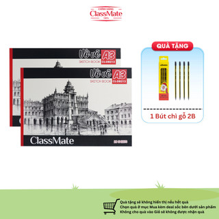 Vở vẽ mỹ thuật A3 CLASSMATE 20 tờ định lượng 120gsm chuyên dụng vẽ tranh CL- DB213