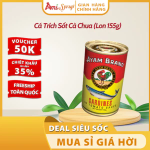Cá Trích Sốt Cà Chua Ayam Brand - Lon 155g – Thơm Ngon, Đậm Đà