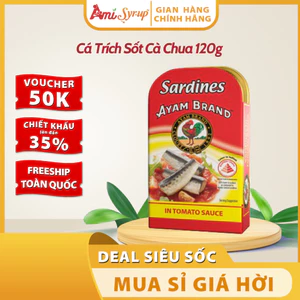 Cá Trích Sốt Cà Chua Ayam Brand 120g – Đậm Đà, Mềm Ngon
