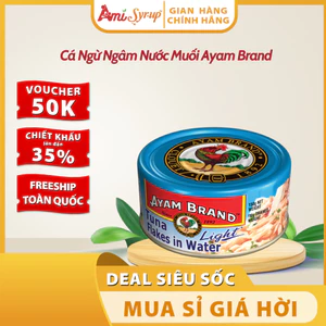 🐟Cá Ngừ Ngâm Nước Muối Ayam Brand 150g – Tươi Ngon, Ít Béo