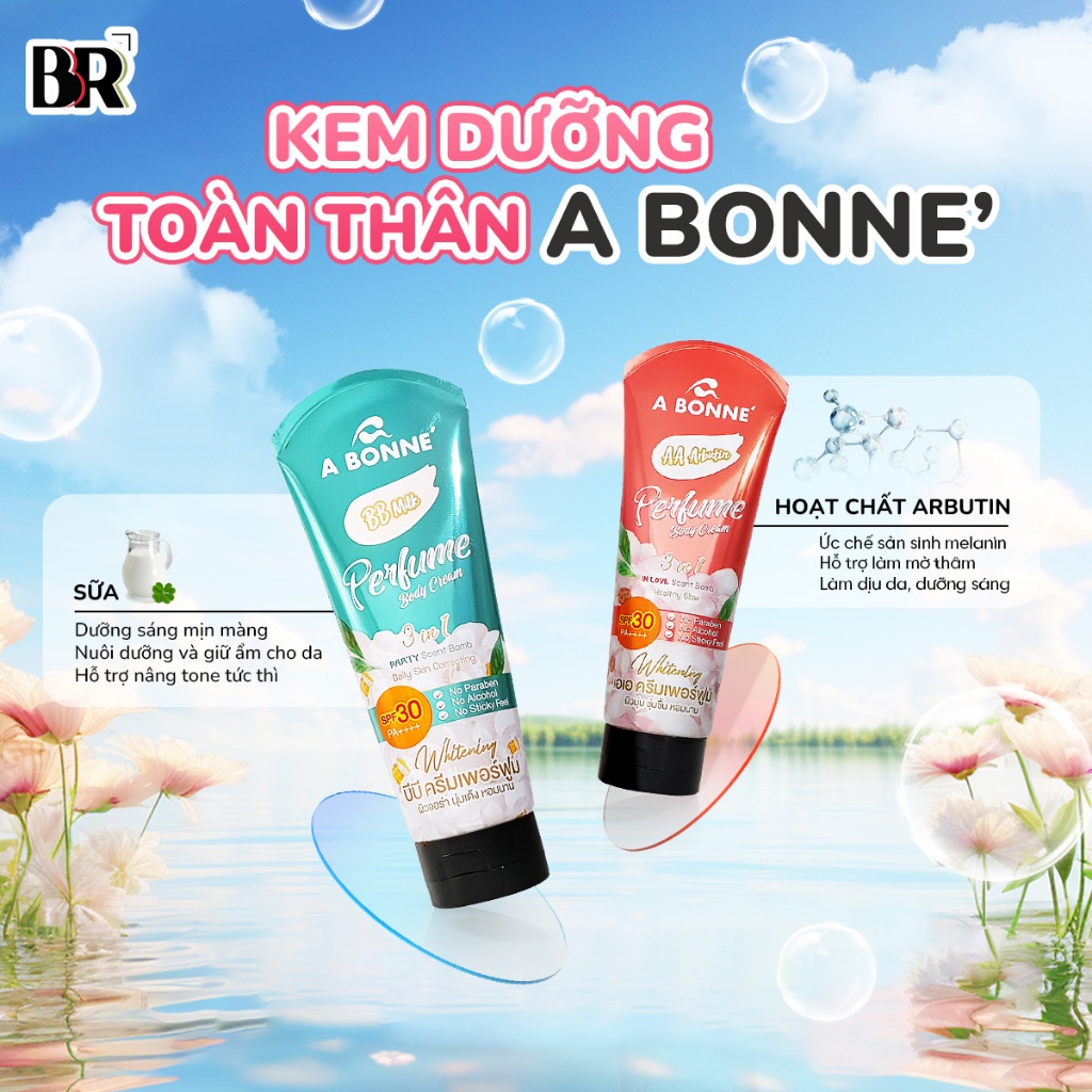 Ảnh Kem Dưỡng Toàn Thân AA/BB A BONNE' Tặng Muối Sữa Spa 300g 2