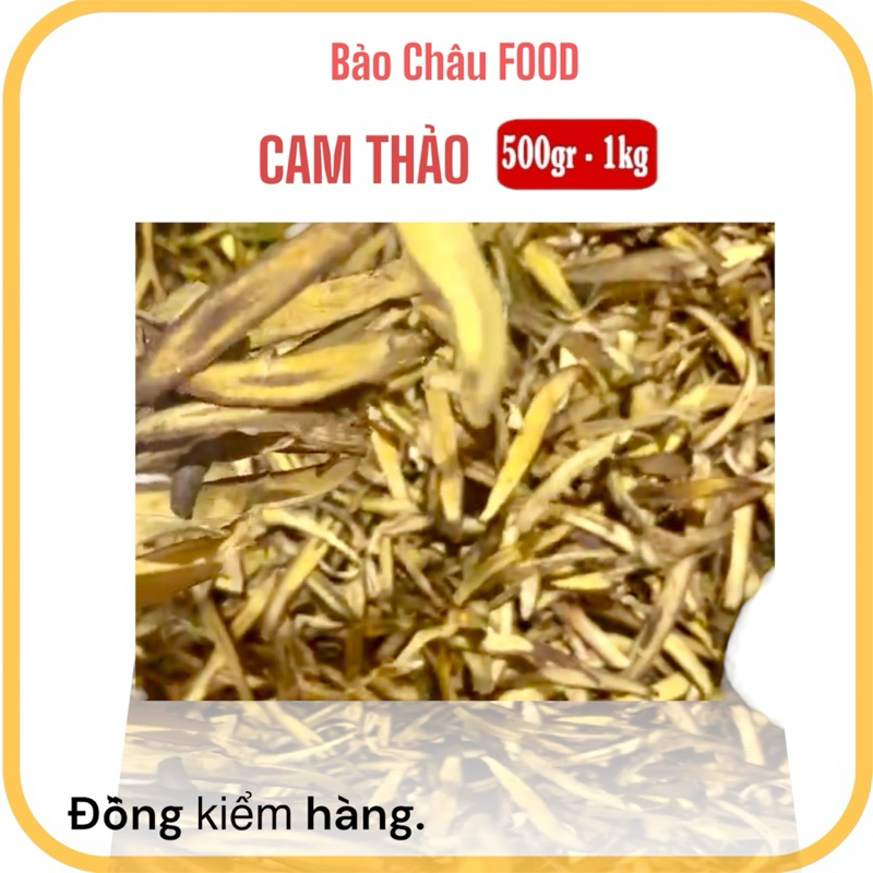 500gr Cam thảo vàng