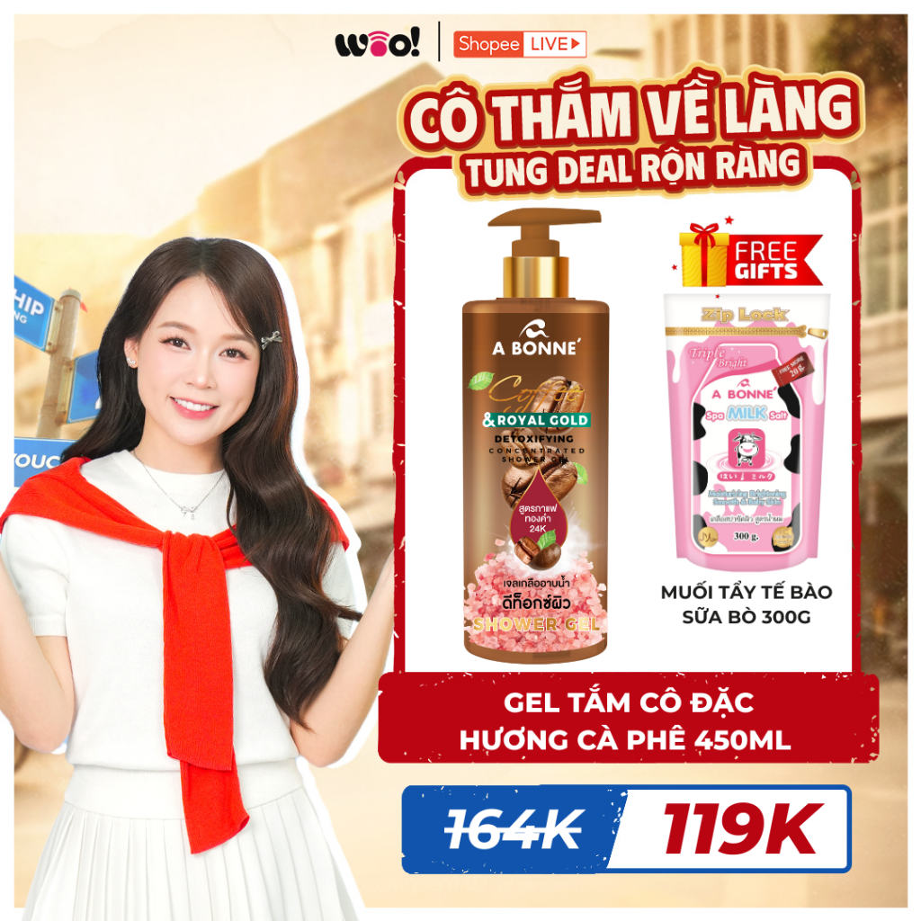 Ảnh Gel Tắm Cô Đặc Dưỡng Da A Bonne’ 450ml Tặng 1 Muối Sữa Spa 300g 2